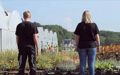 Begeisterung für ihren Beruf zeigen junge Staudengärtner in einem selbst produzierten Film