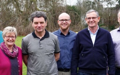 Fotos Peter Behrens Der aktuelle Vorstand des Bundes deutscher Staudengärtner (v. l.): Matthias Großmann, Kordula Becker, Klaus-Peter Manig, Christoph Hokema, Martin Häussermann und Michael Moll.